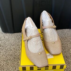 Circus by Sam Edelman Eloisa, Metallic Blush Mary Jane Heels Size 7.5